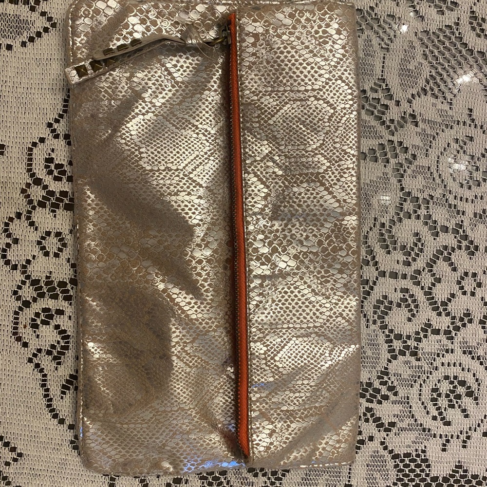 American Eagle Outfitters Silver Wristlet